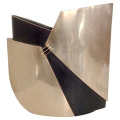 Esa Fedrigolli Bronze Vase, circa 1970, Italy