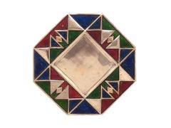 Esa Fedrigolli Design Sculpture Center Bronze Enaneled by Esart, Italy Years 1970