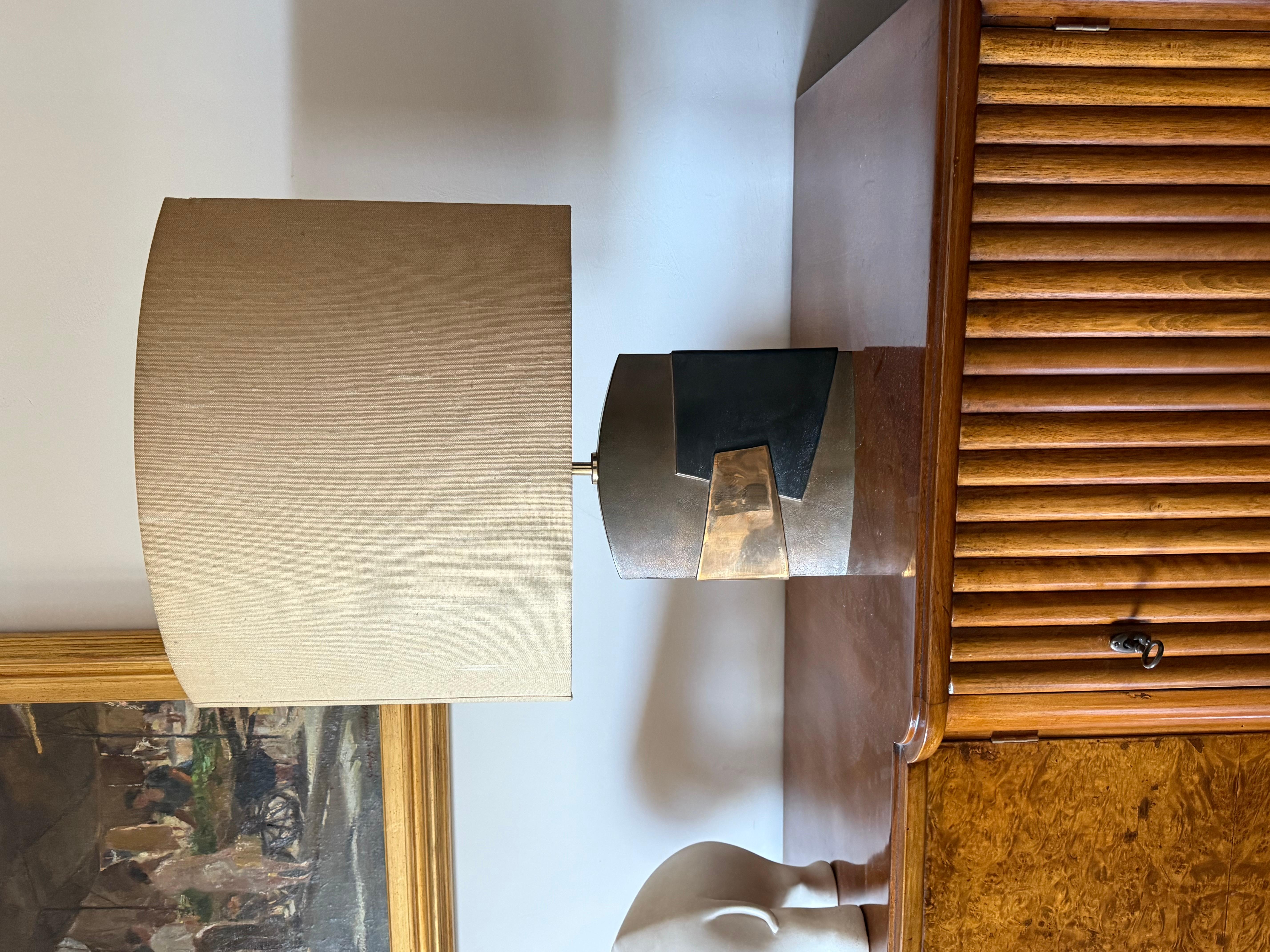 Italian Esa Fedrigolli, Hollywood Regency table lamp, Italy 1970s For Sale