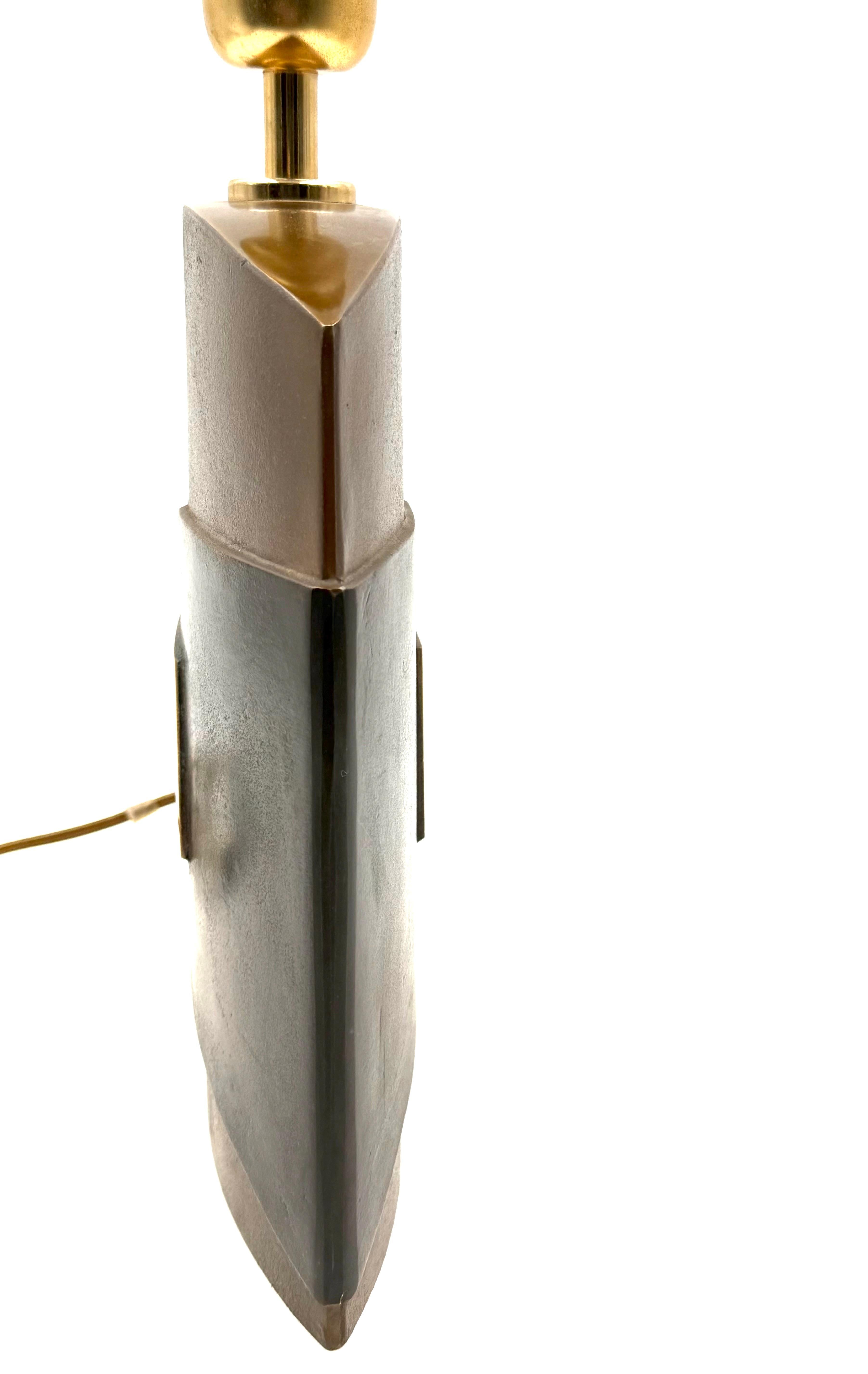 Esa Fedrigolli, Hollywood Regency table lamp, Italy 1970s For Sale 1