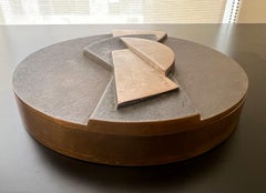 Esa Fedrigolli Caja escultórica italiana de bronce de los años 80