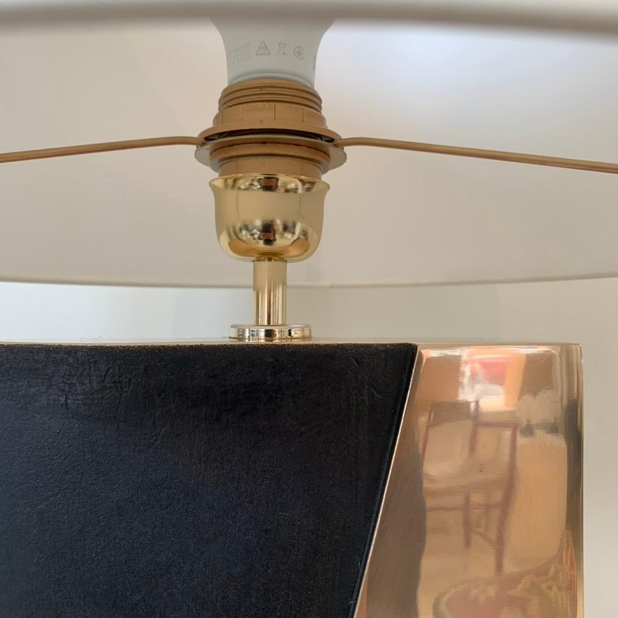 Esa Fegdrigolli Signierte Bronze-Tischlampe, um 1975, Italien im Angebot 5