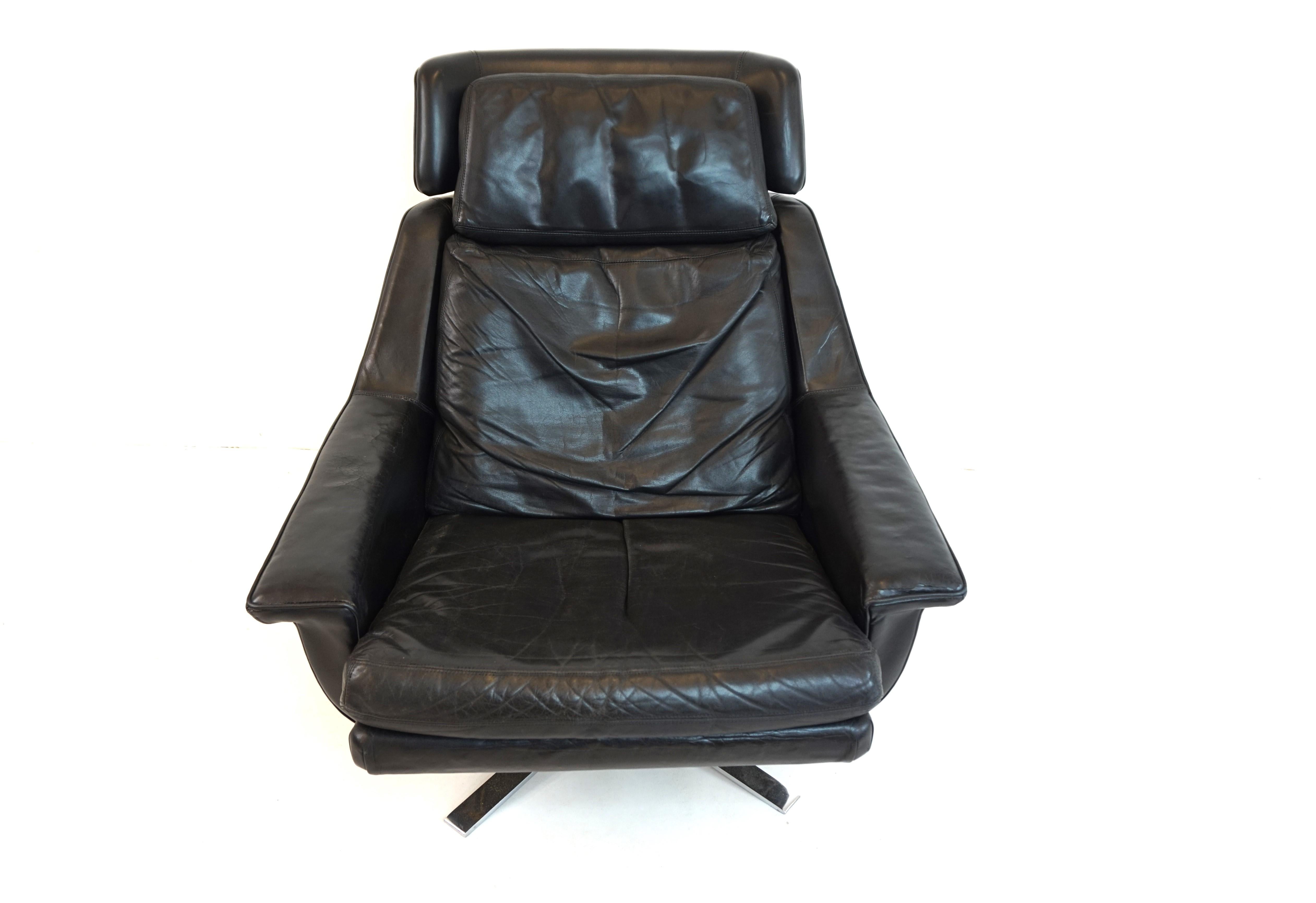 ESA leather chair 802 by Werner Langenfeld 6