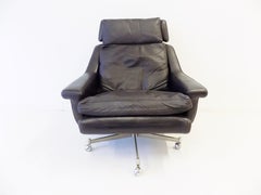 ESA Modell 802 Danish Lounge Chair by Werner Langenfeld, Mid-Century Modern,