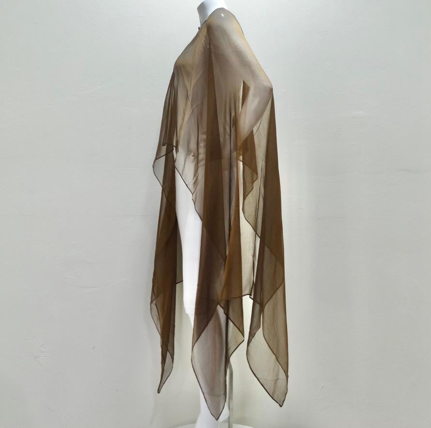 Esacada Couture Sheer Cape For Sale 7