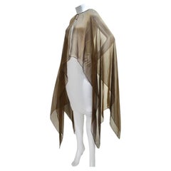 Vintage Esacada Couture Sheer Cape