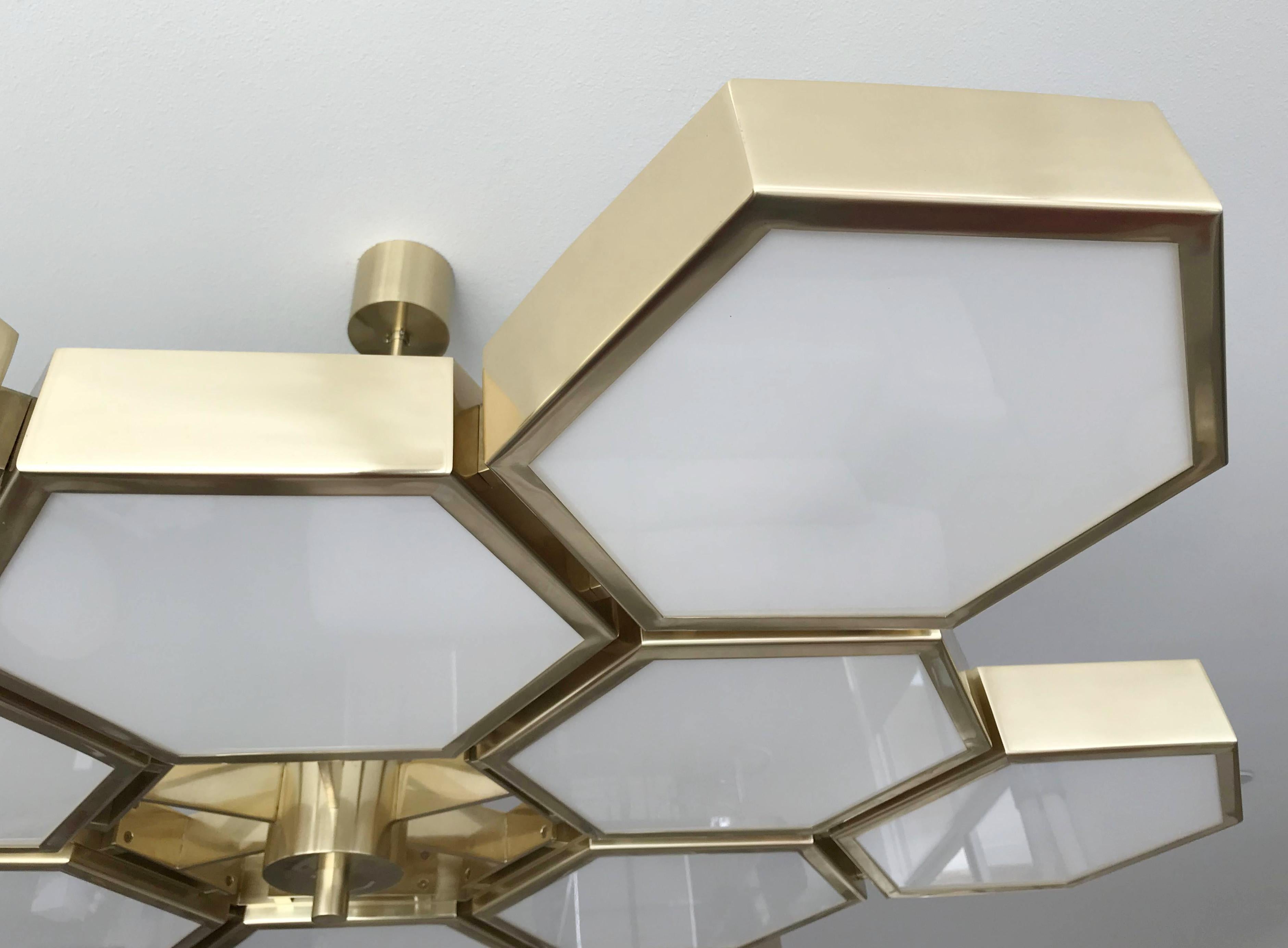 Esagoni Chandelier by Fabio Ltd For Sale 7