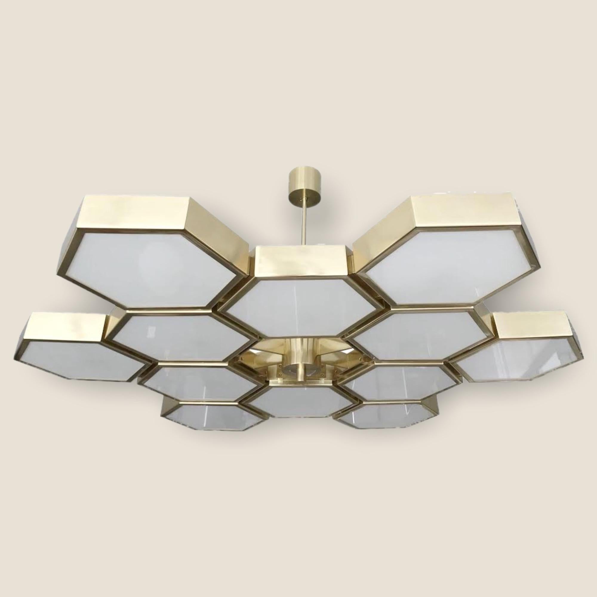 Esagoni Chandelier by Fabio Ltd For Sale 11