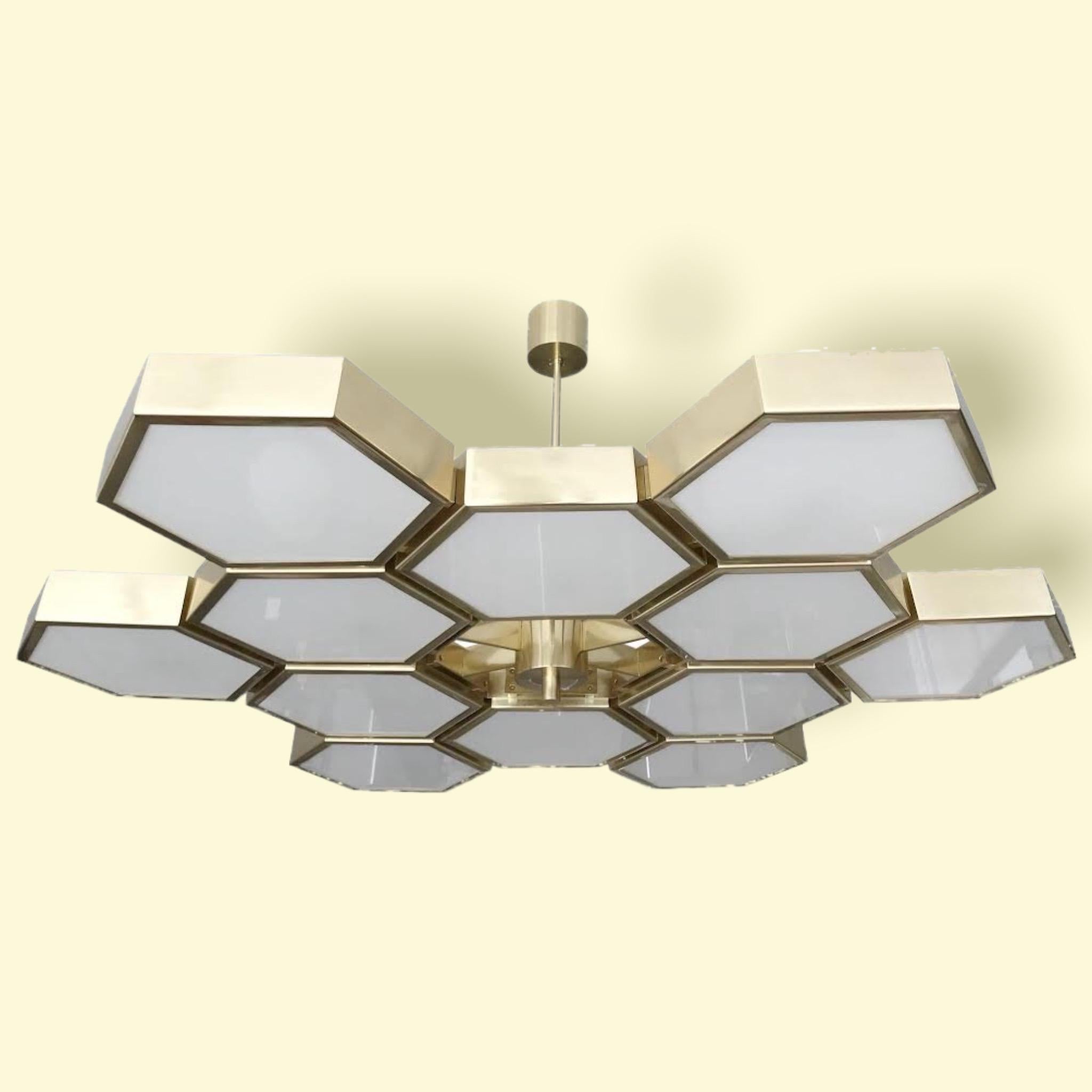 Esagoni Chandelier by Fabio Ltd For Sale 12