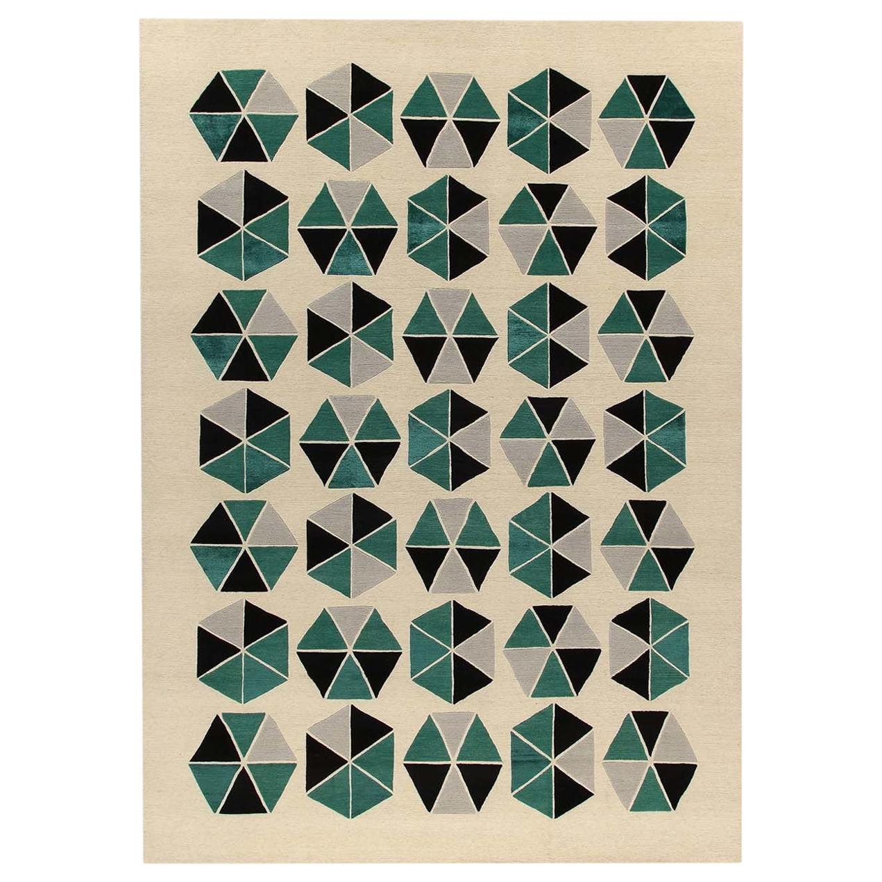 Tapis vert Esagoni de Gio Ponti