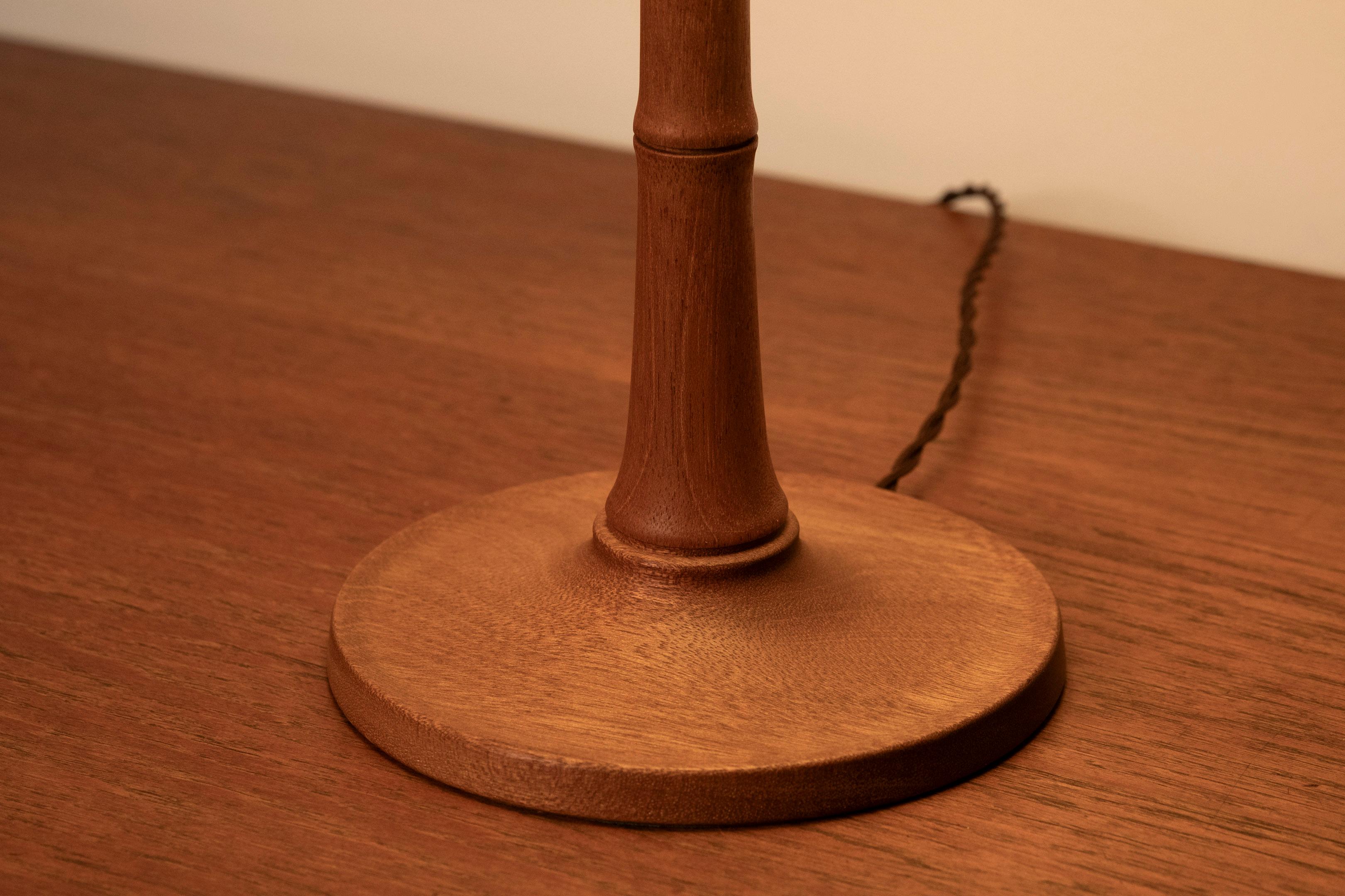 Esben Klint Teak Table Lamp for Le Klint, 1950s Denmark For Sale 3