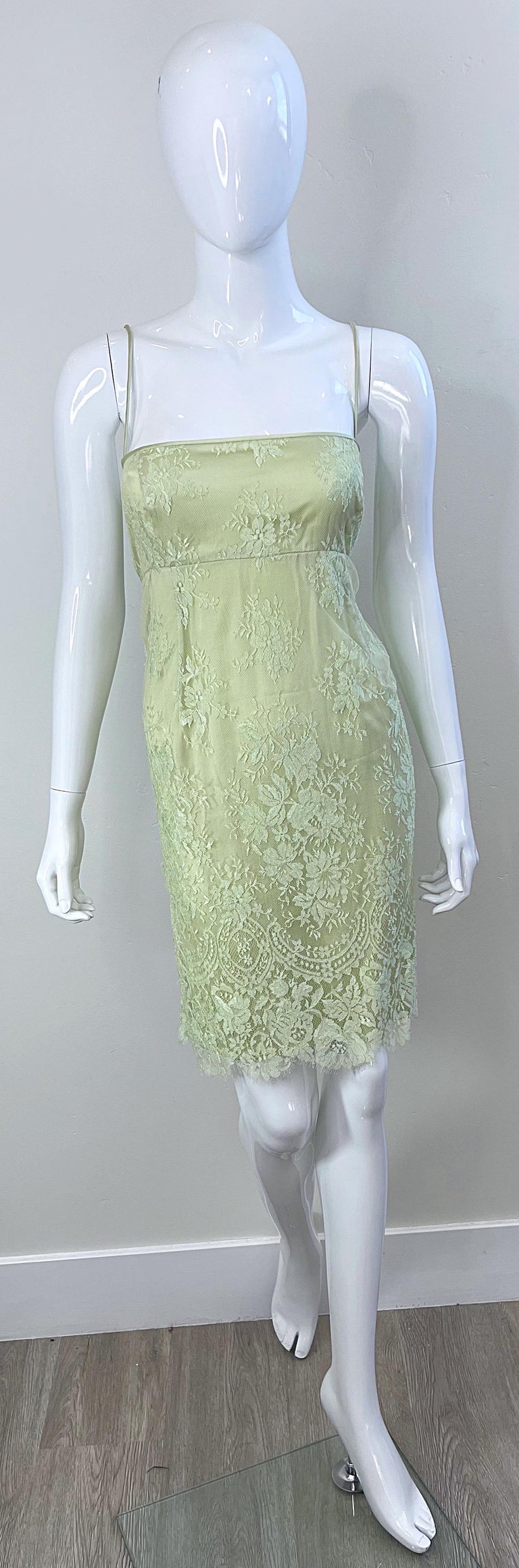 escada green dress Escada