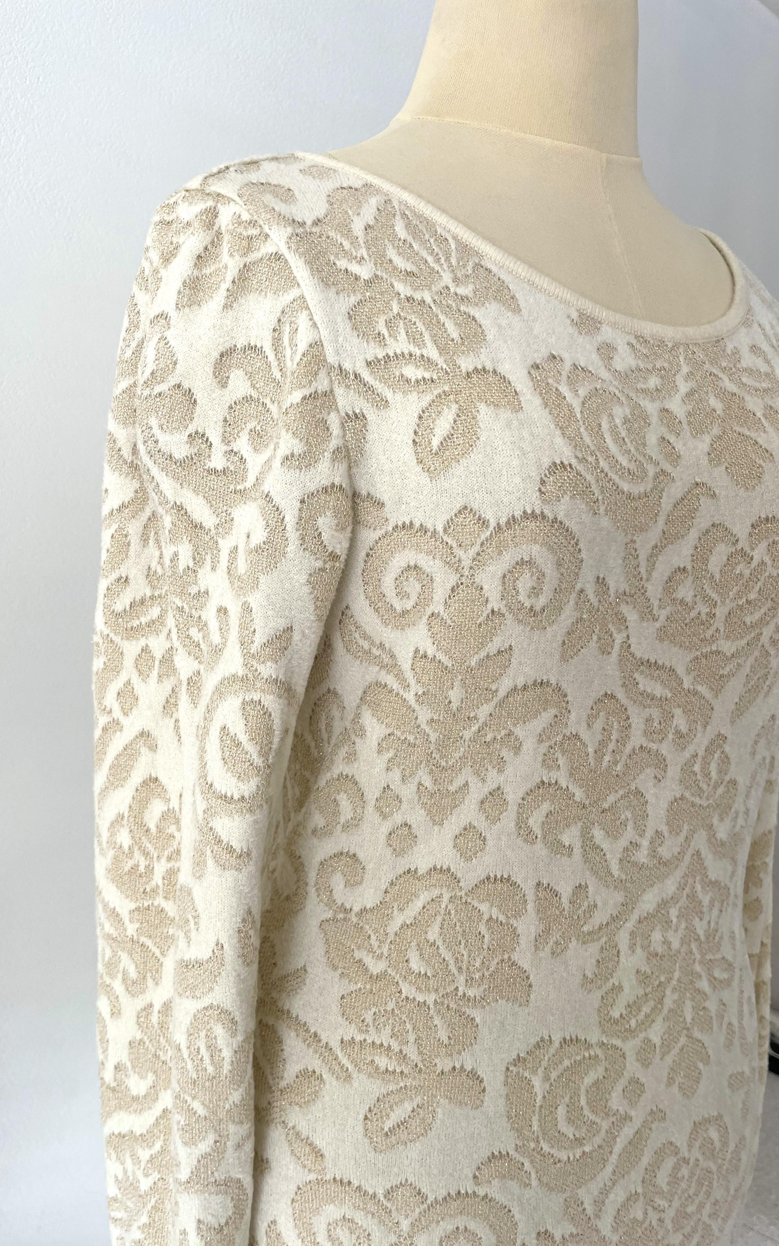 Beige Escada 1990's stunning set of long dress & long cardigan by Margaretha Ley For Sale