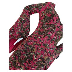 ESCADA 2001 Mini abito vintage con maniche a campana e perline