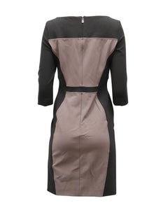 Escada 3/4 Sleeve Dress in Black Polyester