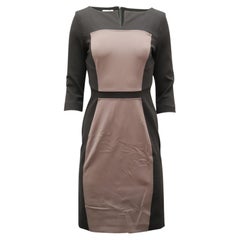Escada 3/4 Sleeve Dress in Black Polyester