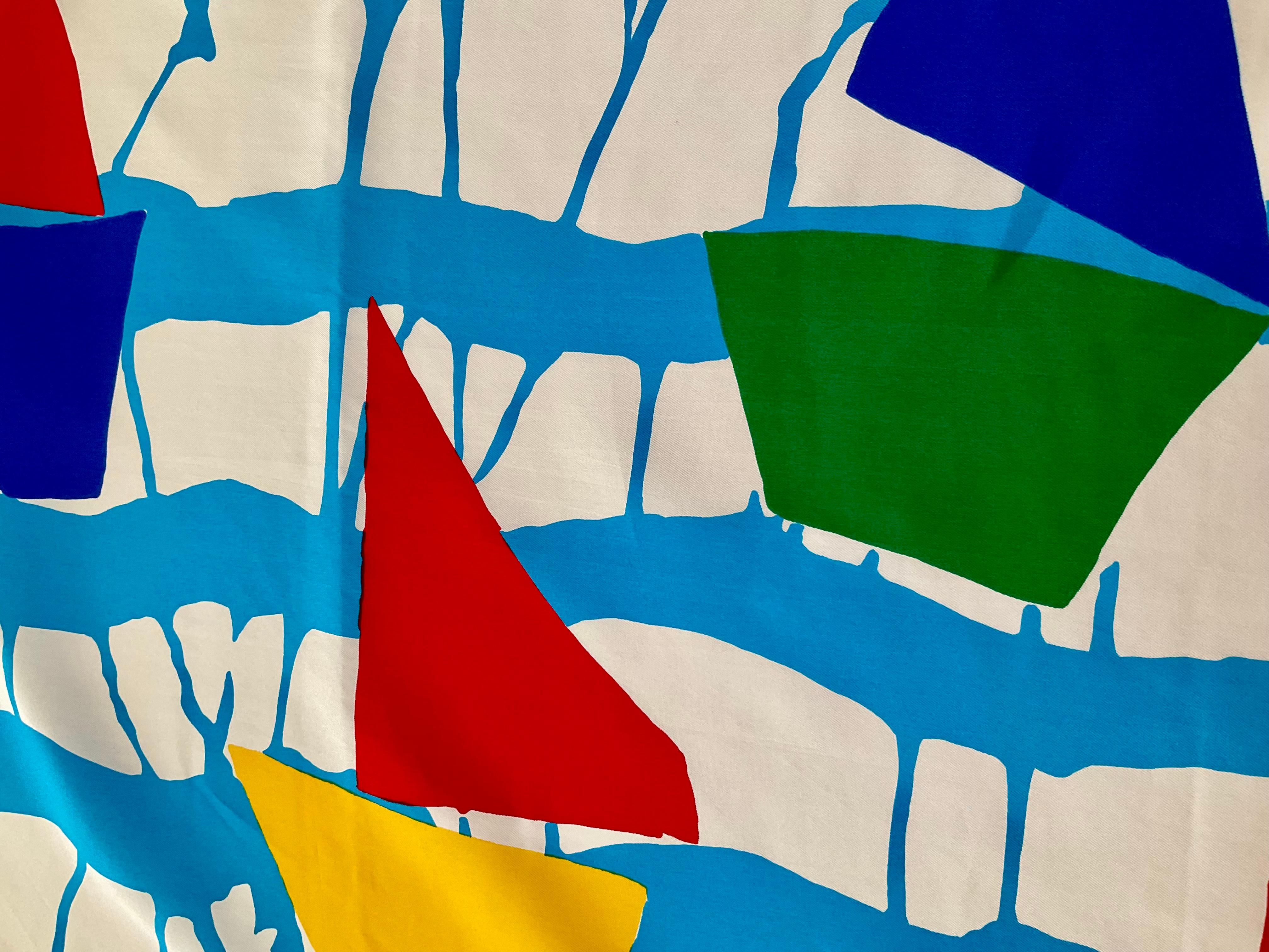 Sciarpa di seta Escada André Claude Canova in vendita 4