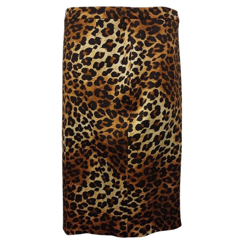 Escada Animalier skirt size 44 For Sale