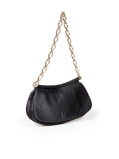 Escada Black Chainmail Shoulder Bag