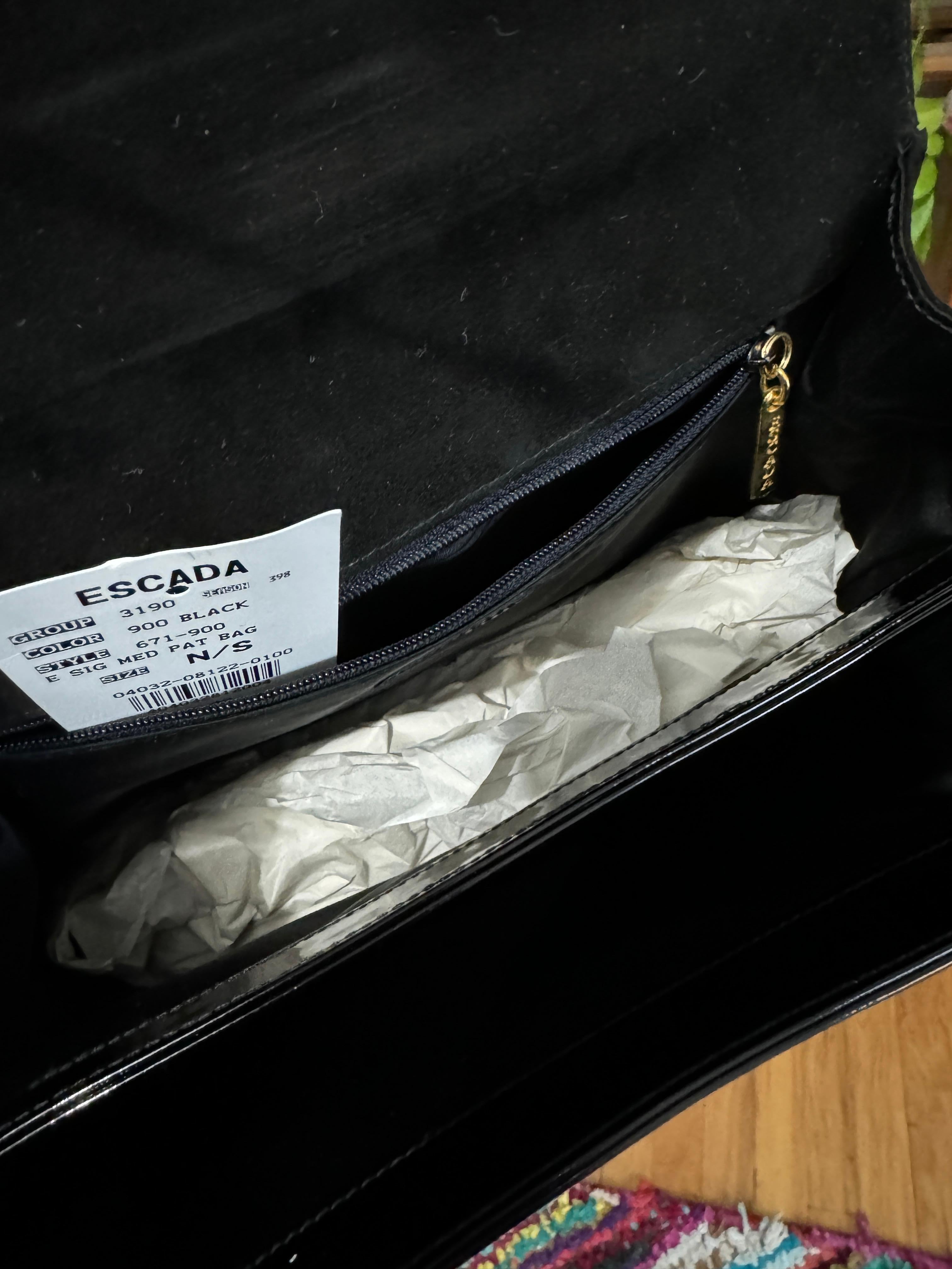 Escada sac à main Kelly jamais utilisé, avec étiquettes 1990 en vente 8