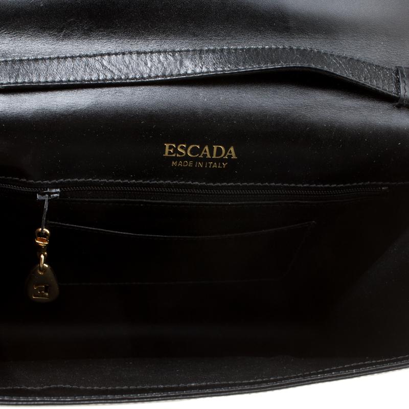 Escada Black/Pink Leather Shoulder Bag 2