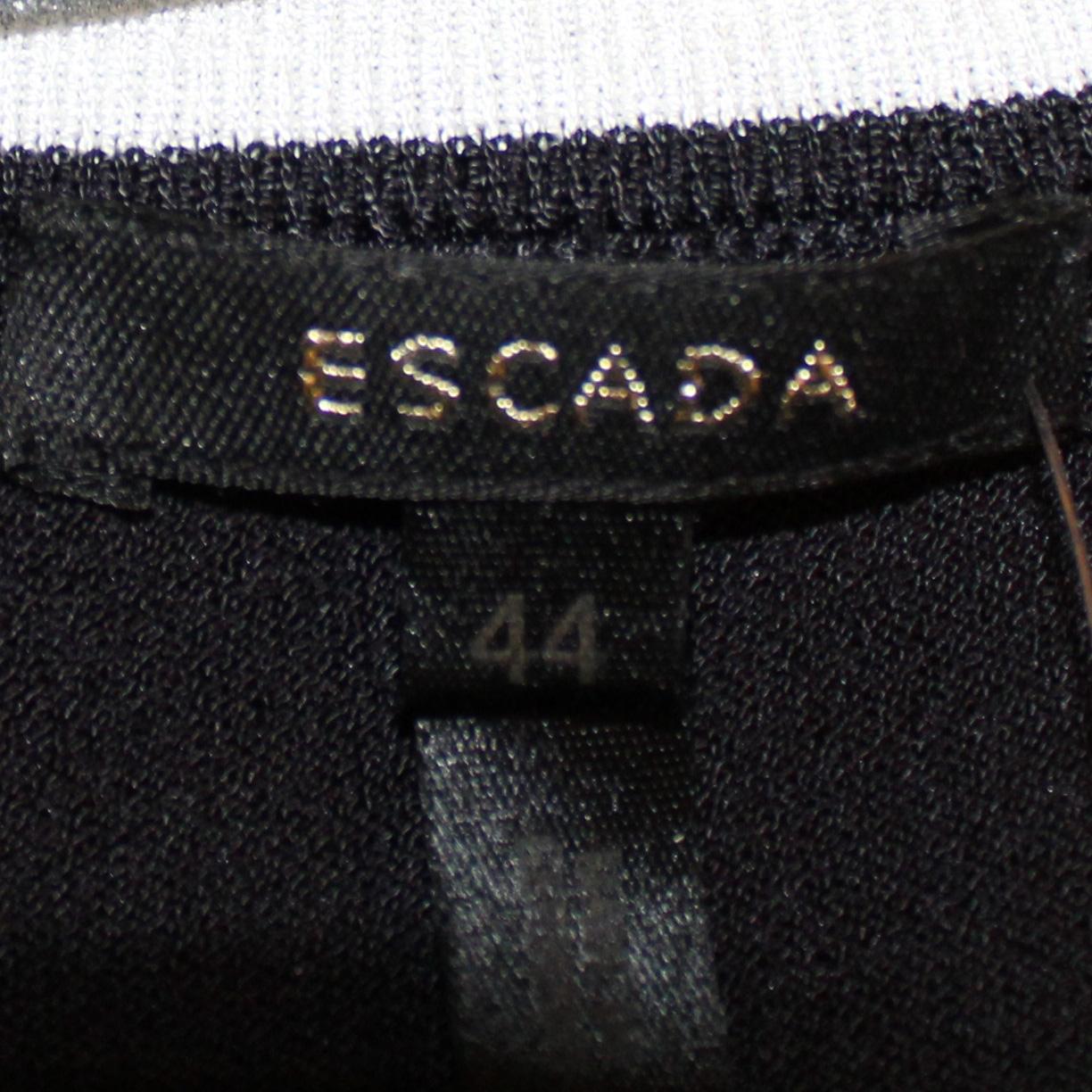 Escada Black & White Cardigan Style Jacket For Sale 1