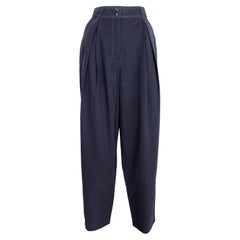 Vintage Escada blue Cotton Pants Size 40