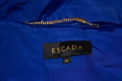 Escada Blue Silk Jacket