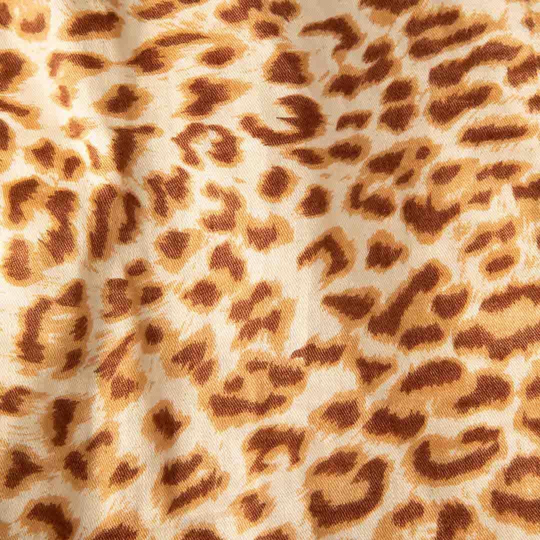 Escada Brown Knee Length Leopard Print Dress Size M In Good Condition For Sale In London, GB