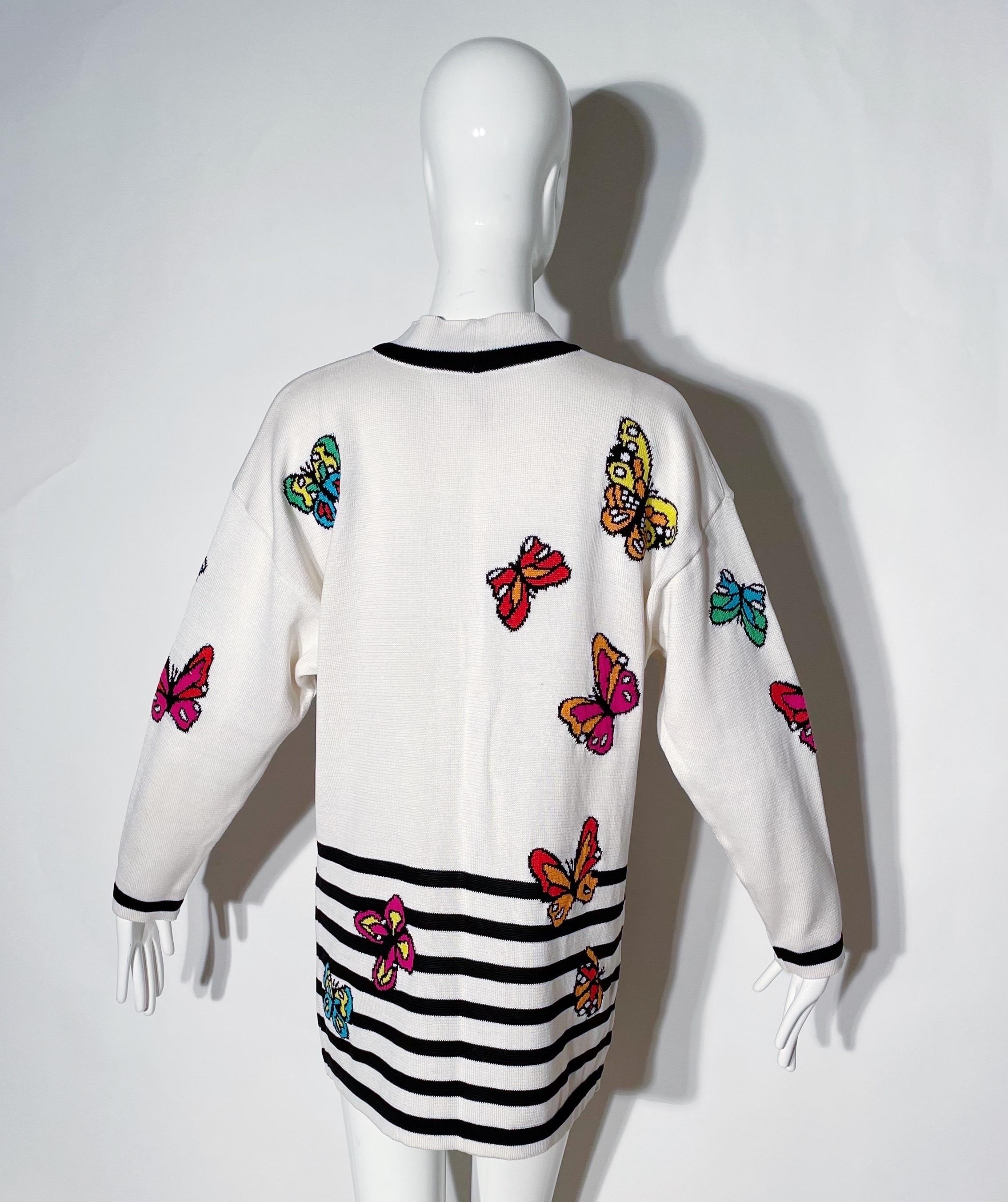 Escada Butterfly Cardigan For Sale 1