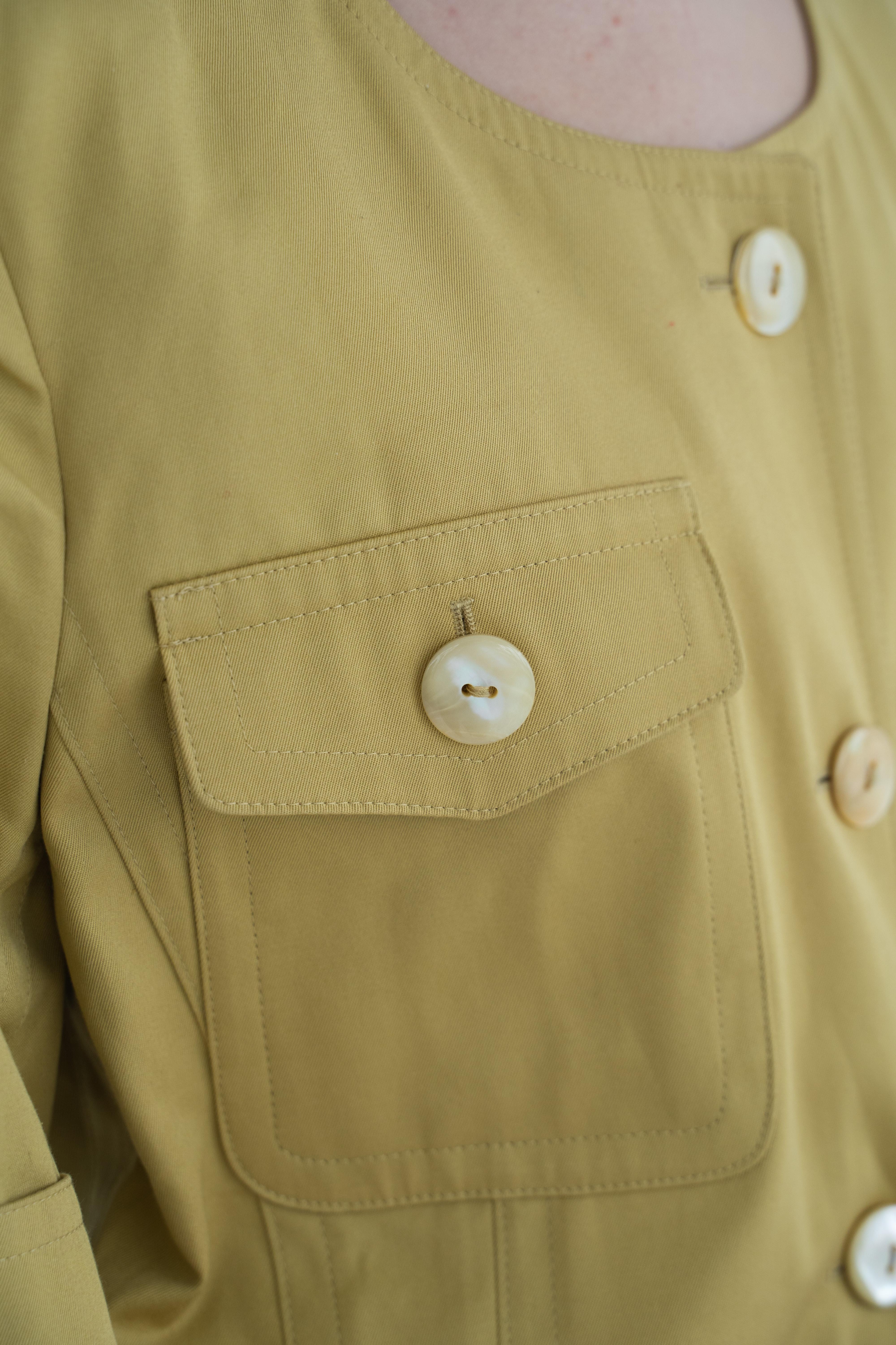 Escada by Margaretha Ley safari jacket For Sale 10