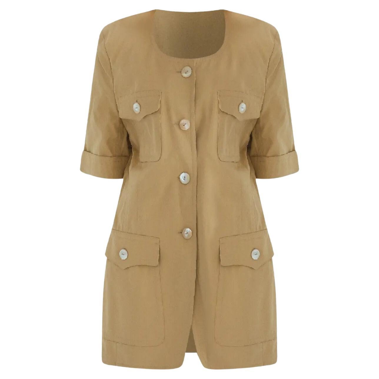 Escada by Margaretha Ley safari jacket For Sale