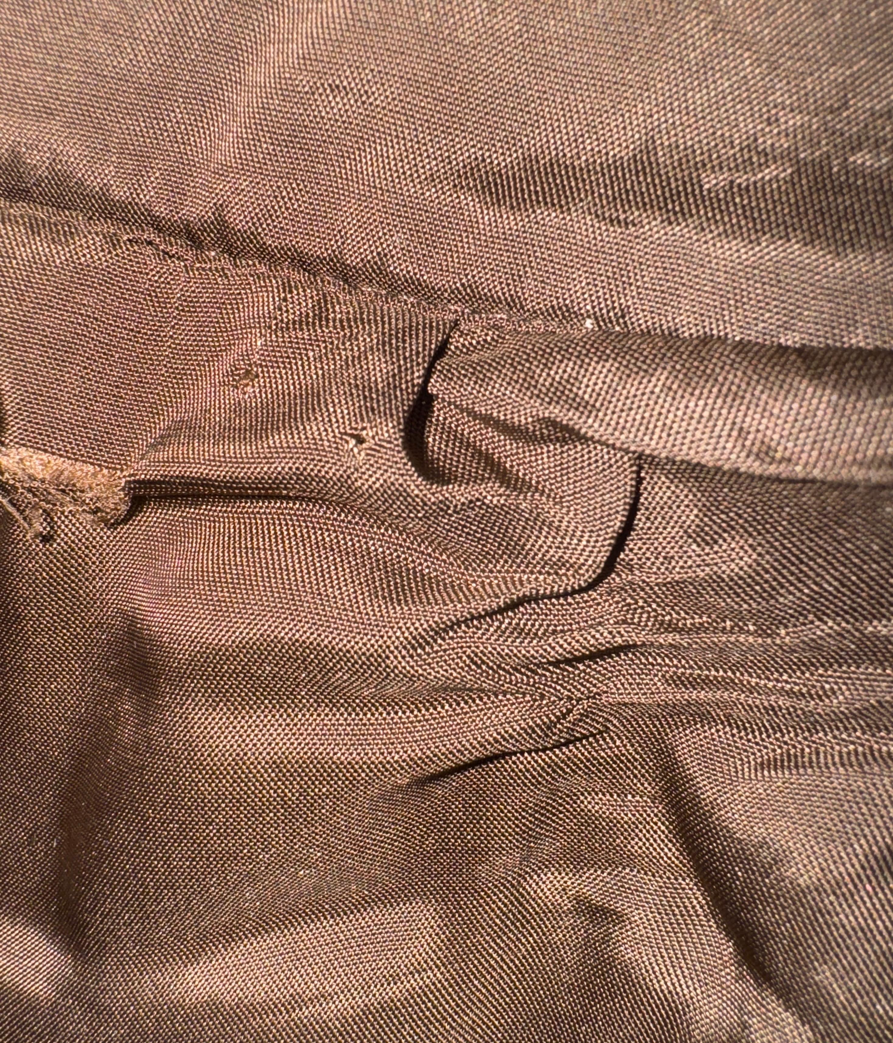 ESCADA Chocolate Brown Soft Lamb Leather Pants 42 For Sale 5