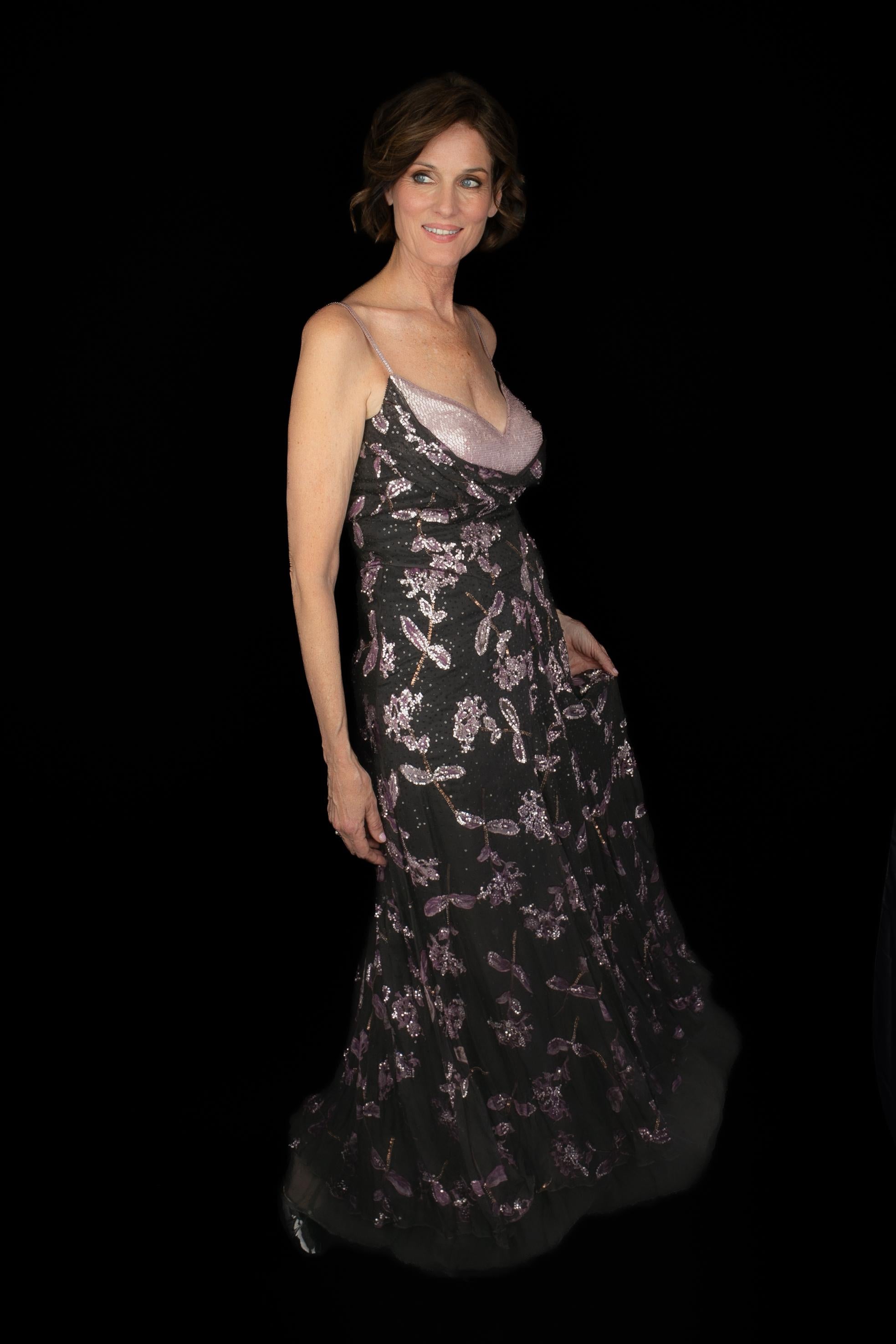 Escada Couture dress by Brian Rennie circa 2000-2005 For Sale at 1stDibs