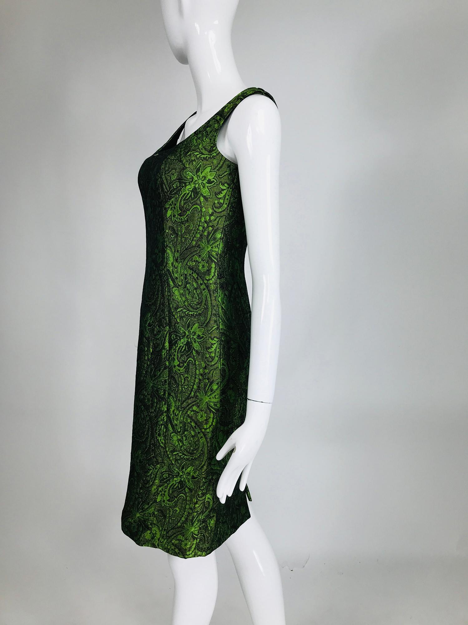 moss green silk dress