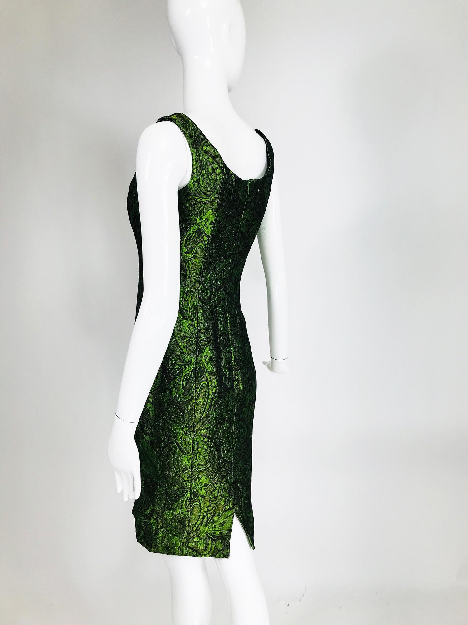 moss green color dress