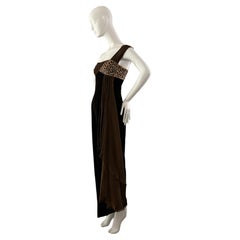 ESCADA COUTURE Robe longue de soirée embellie vintage