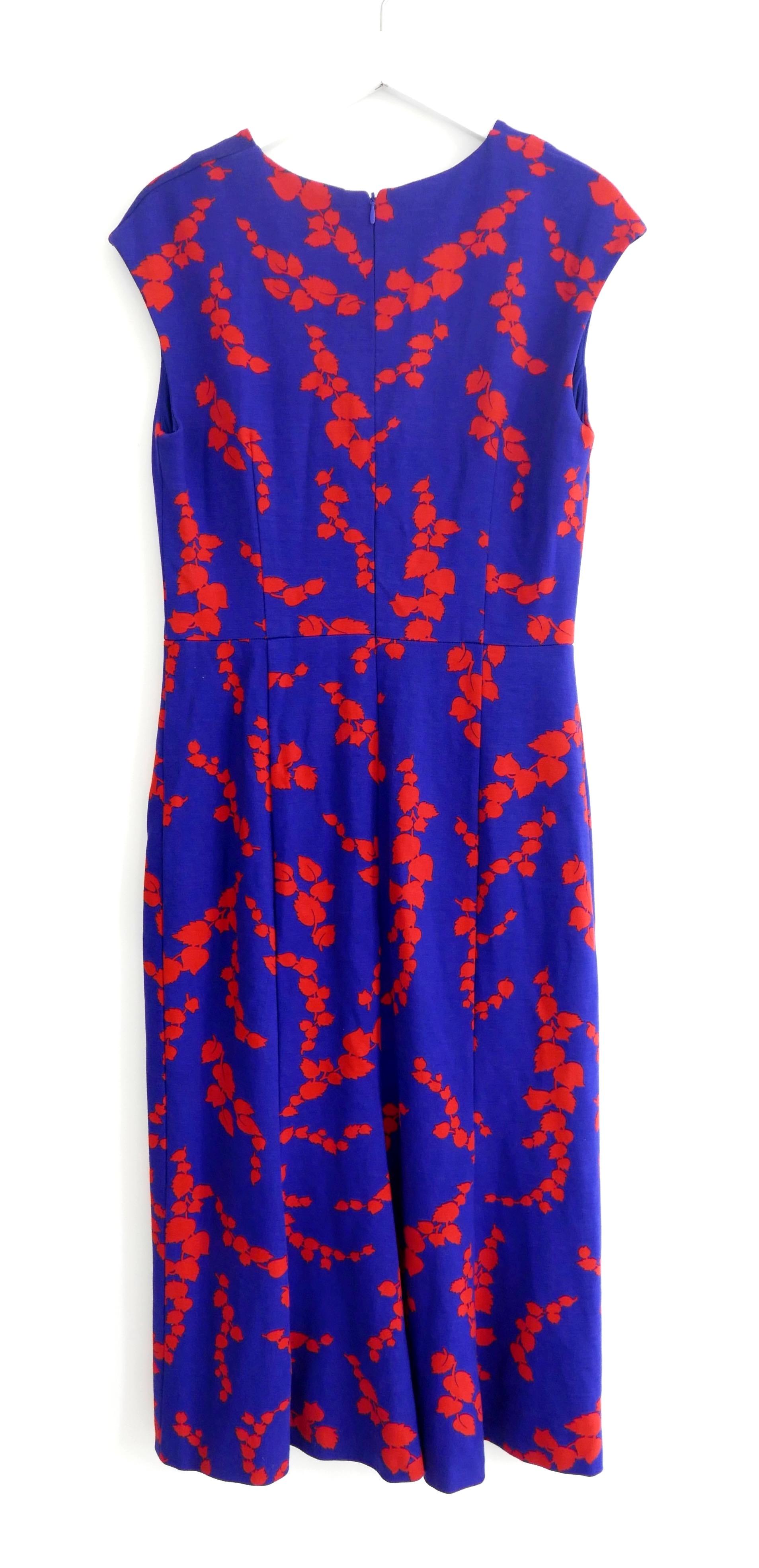 Escada Danhi Fantasy Print Cap Sleeve Dress In New Condition For Sale In London, GB