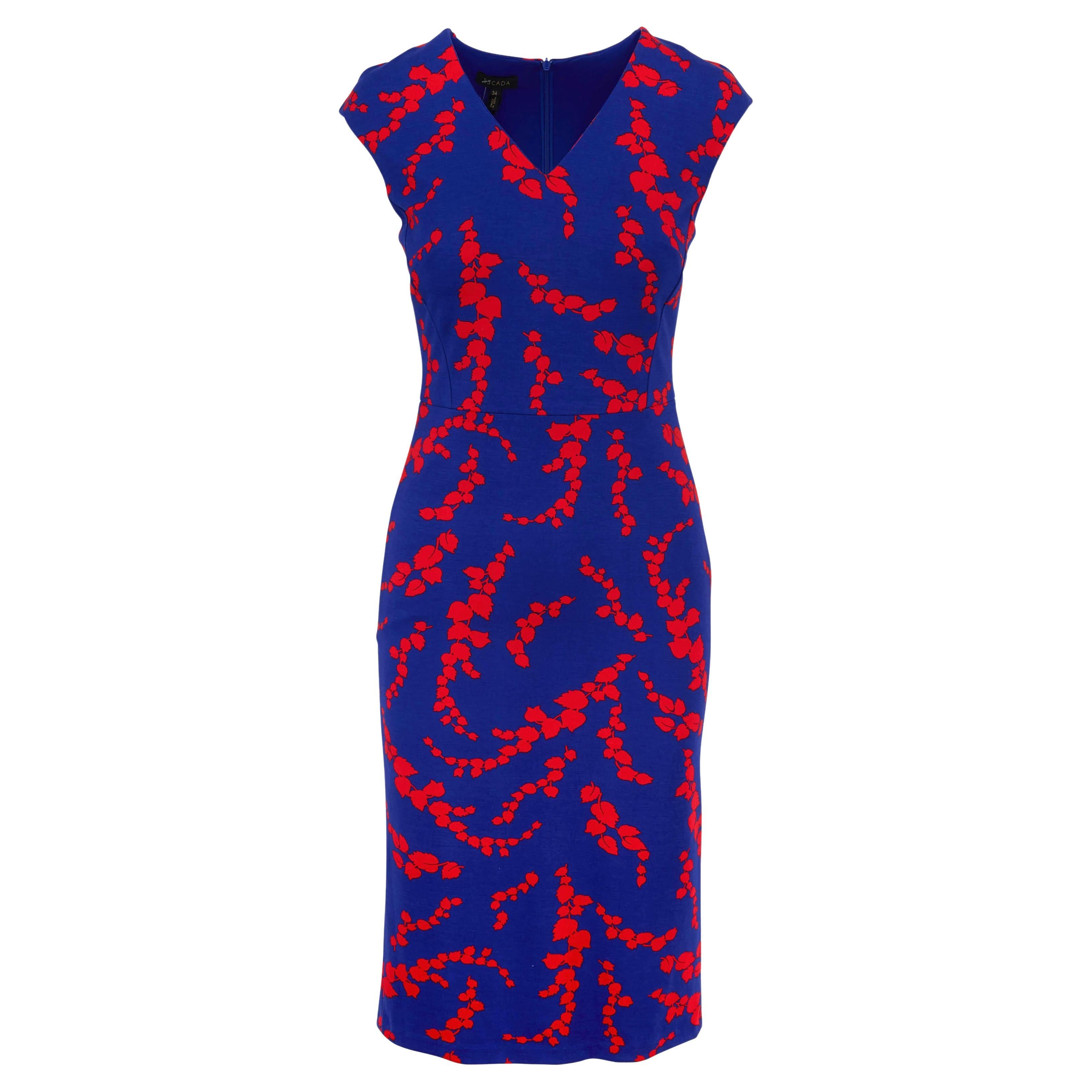 Robe Escada Danhi a manches courtes imprimee fantaisie En vente sur 1stDibs