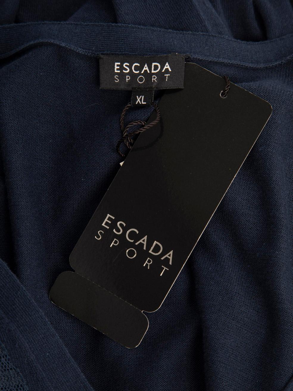 Escada Escada Sport Cardigan bleu à rayures Taille XL Neuf - En vente à London, GB