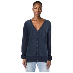 Escada Escada Sport Cardigan a righe blu taglia XL