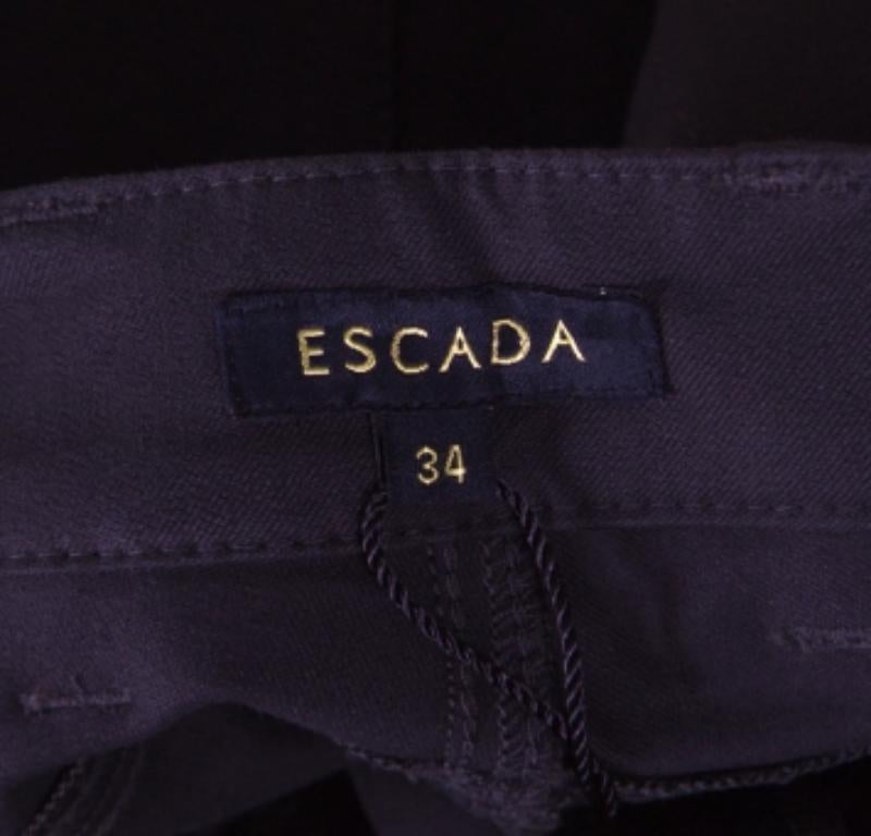 Escada Jeans Stretch Denim Teresa Straight Leg Verde Foresta M. I. In condizioni buone in vendita a Dubai, Al Qouz 2