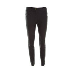 Escada Forest Green Stretch Denim Teresa Straight Leg Jeans M