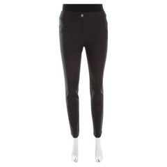 Escada Jeans Stretch Denim Teresa Straight Leg Verde Foresta M. I.