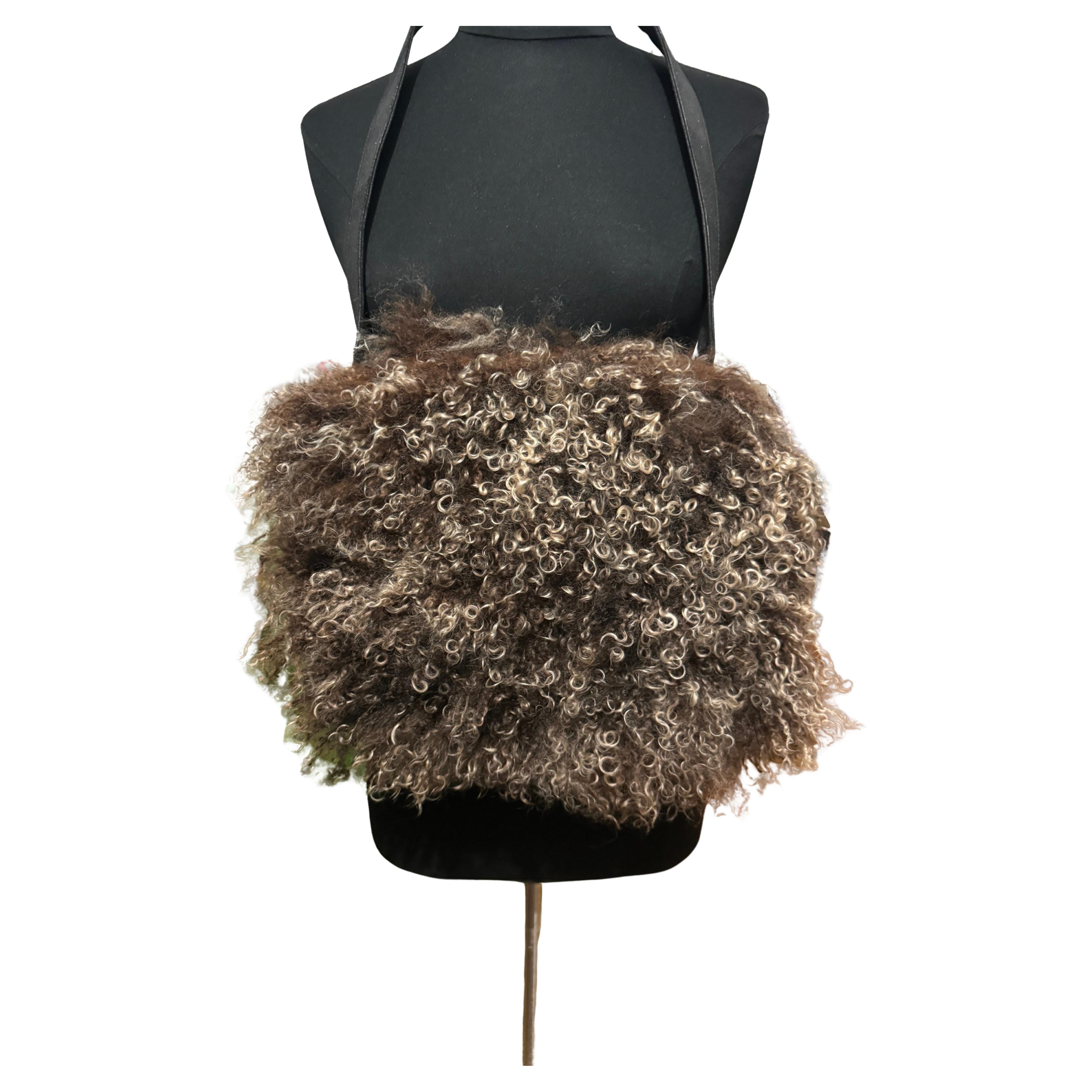 Escada Sac à main Cuir d
agneau bouclé Jamais utilisé 1990 Sac à main Porte-monnaie en vente