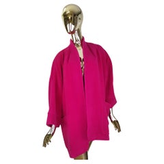 Escada offener Mantel aus Wolle in Rosa