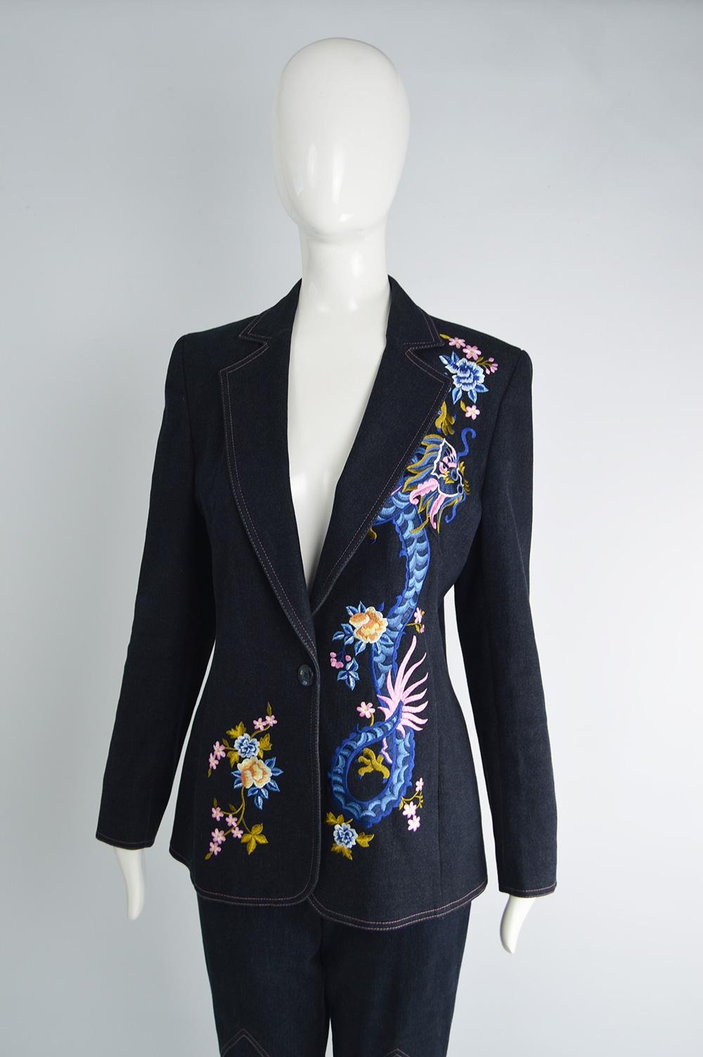 women's embroidered suit