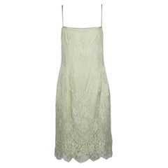 Escada Lace And Satin Dress De 38 Uk 12