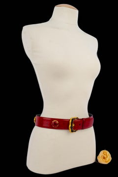 Escada leather belt 1990s