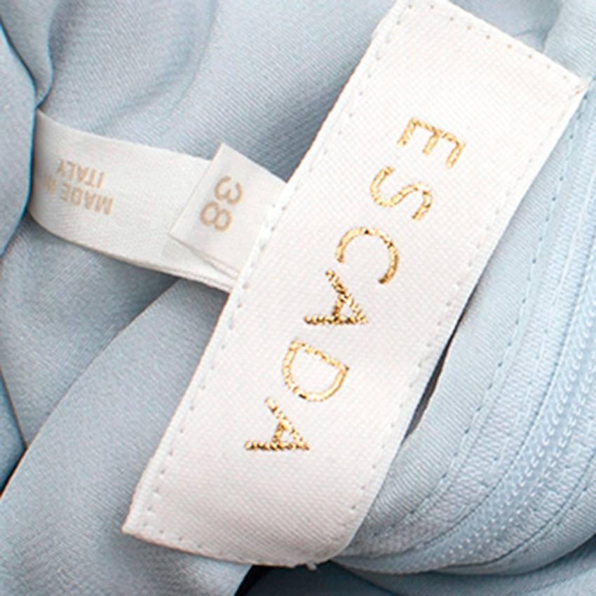 Escada Light Blue Embellished Gown (Size: US 6/S)  For Sale 2
